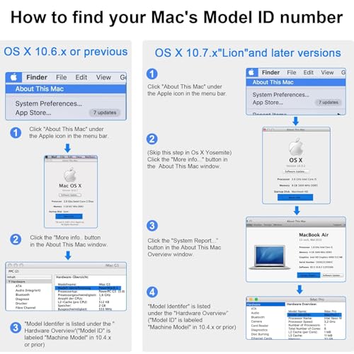 Image of ASUNCELL A1466 A1405 Laptop Replacement Battery for MacBook Air 13 inch A1466 (Mid 2012, Mid 2013, Early 2014, Early 2015,2017) A1369(Late 2010, Mid 2011 Version) 7.6V 55Wh
