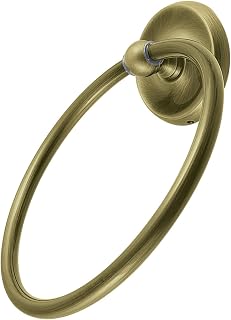 Kingston BA314AB Classic 6" Towel Ring, Antique Brass