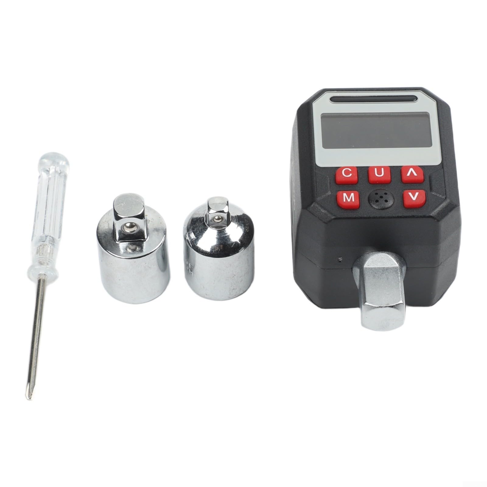Adattatore per chiave dinamometrica digitale, unità da 1/2", portata 17-340 Nm, display LED intelligente con avvisi preimpostati, archiviazione dati per set da 500, struttura in acciaio per