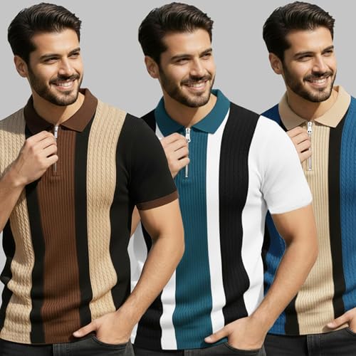 Image of AUSK Men Polo Tshirt with Half Sleeve Regular Fit