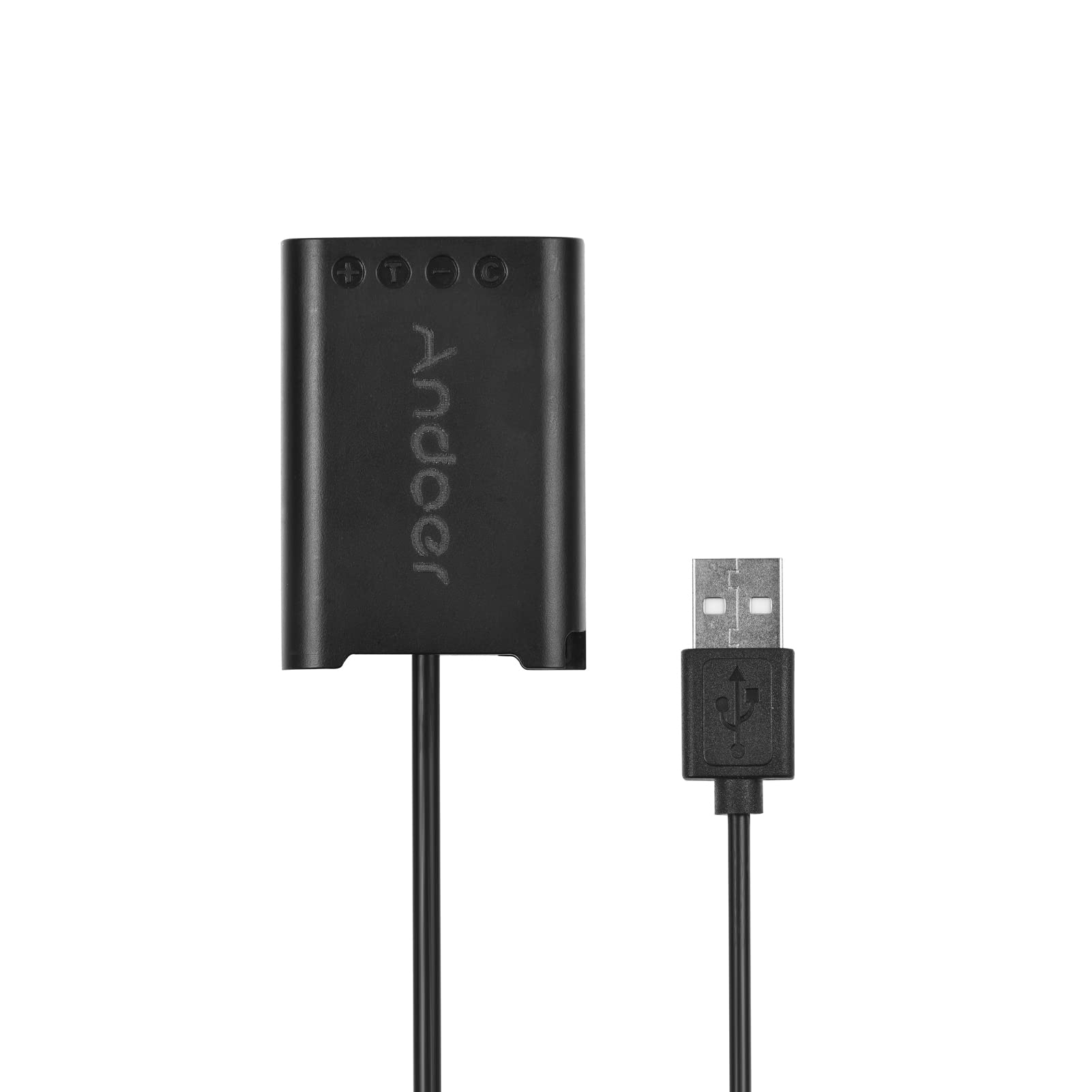 Andoer NP-BX1 Dummy Bateria DK-X1 z kablem przyłączeniowym USB do NPBX1 Dummy akcesoria do podłączenia baterii zamiennik dla Sony DSC-RX1/RX1R/RX100 II III IV V VI VII/M7 M6 M5/WX500 WX350 Aparaty