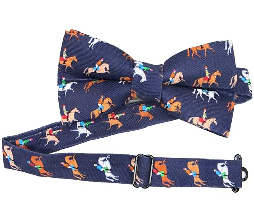 Image of OCIA Cute Pattern Pre-tied Bow Tie Adjustable Bowties for Adult & Children