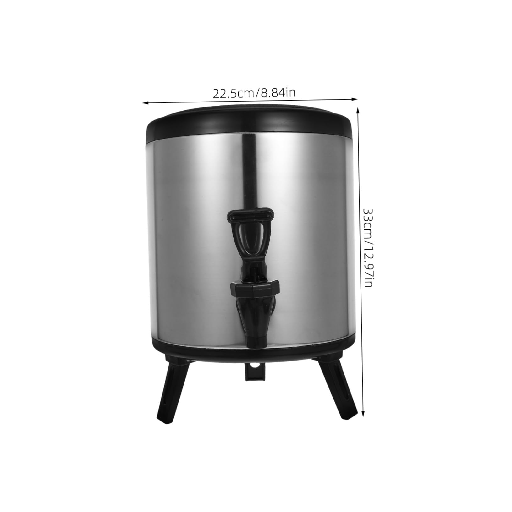 STOBAZA Stainless Steel Insulated Beverage Dispenser Hot Cold Drink Dispenser for Events Stainless Carafe Versatile Beverage Cooler for Catering