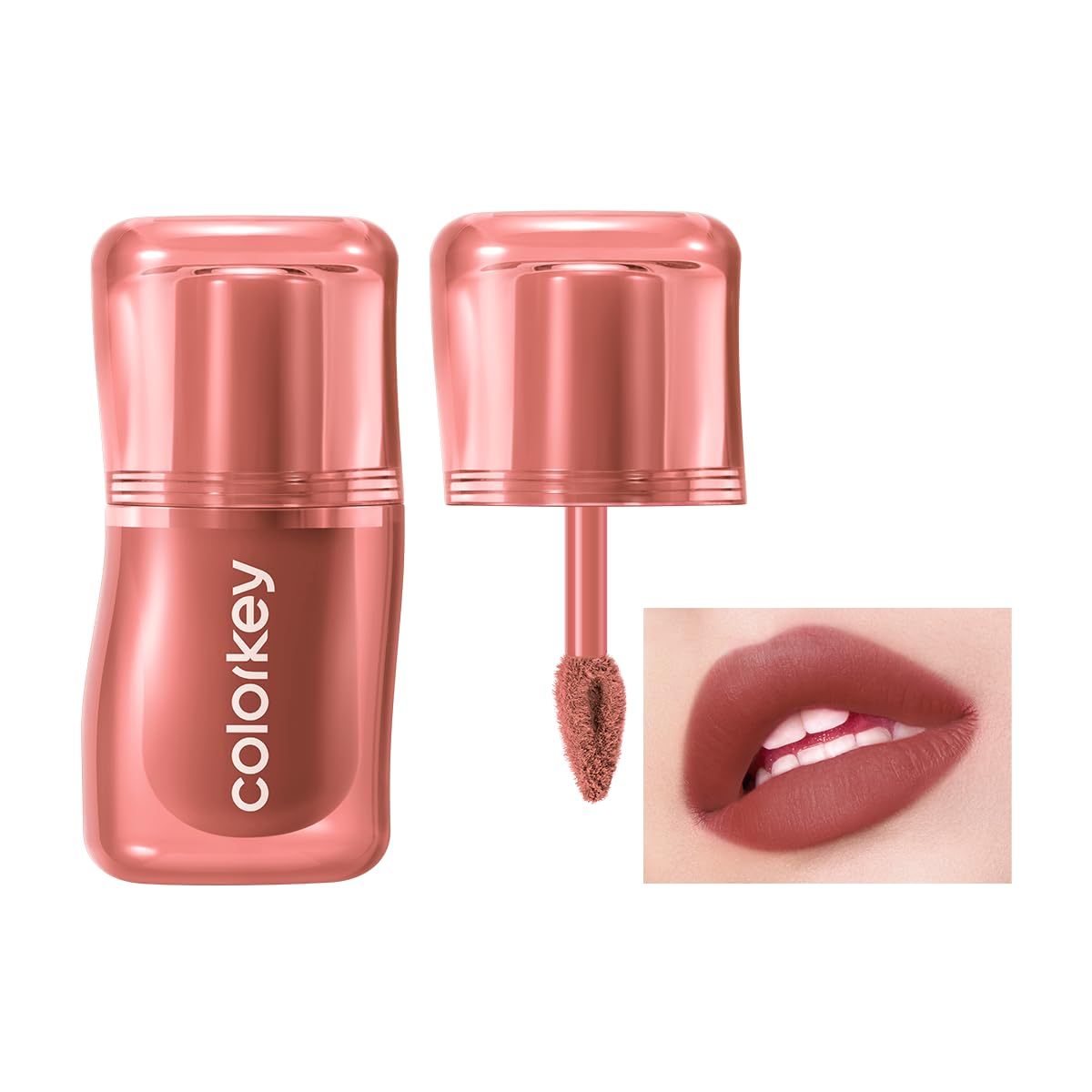 COLORKEY Milk Fog Lip Mud Hydrating Long-Lasting Lip Mud with Soft Matte Finish Non-Sticky Moisturizing Smudge-Proof Suitable for