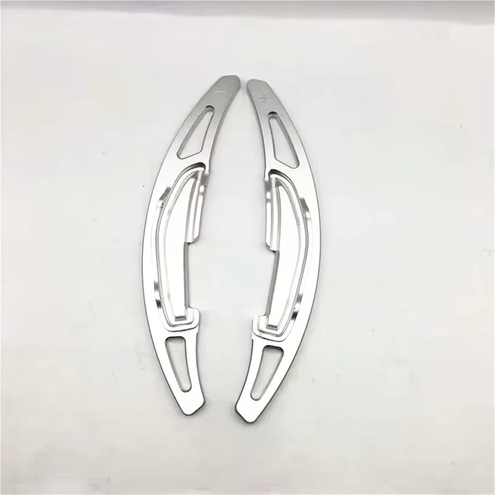Edsxwun Silver Shift Paddle Extensions Compatible With Bmw For M2 M3 M4 2014-2016 Steering Wheel Paddle Shifters Extension