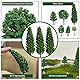 Modellbau Bäume 38 Pcs,Architektur Bäume 3-13cm,Diorama Baum,Diorama Modellbau Bäume,Modellbau Zubehör,Feengarten Zubehör,Miniatur Feengarten Zubehör,Miniatur Deko,Diy Landschaft,Miniaturlandschaften