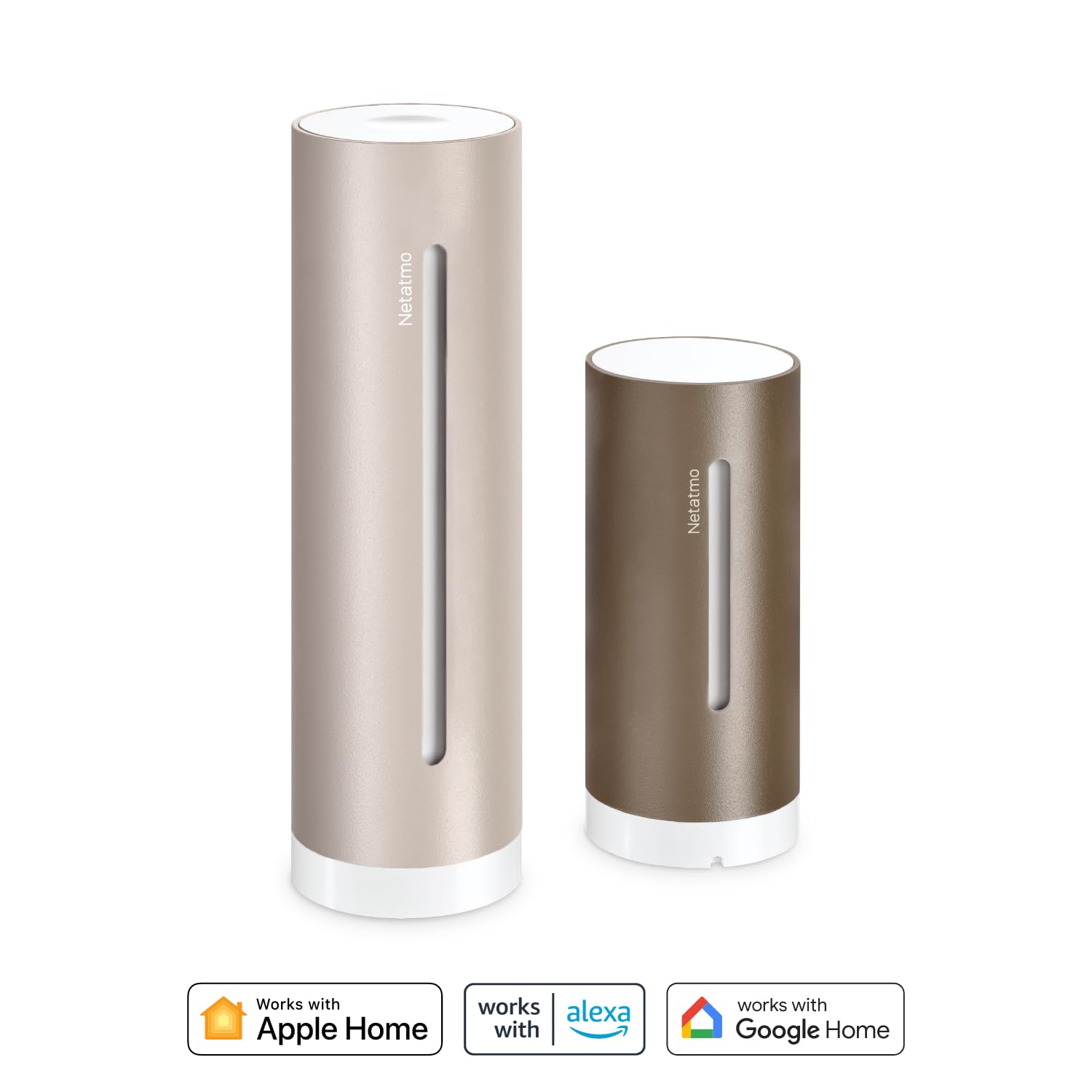 Netatmo Stazione Meteo ORIGINAL 2ª generazione | Interni & Esterni + Pluviometro + Anemometro - Temperatura, Umidità, Qualità aria, UV, Pollini, Previsioni Meteo | Compatibile Apple Home, Alexa, Googl