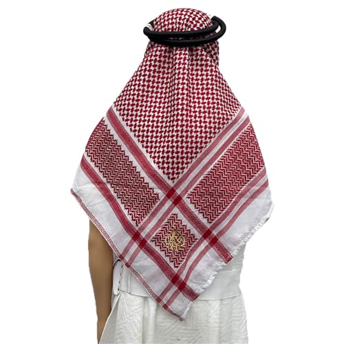 Bufanda Shemagh a prueba de viento Arafat chal tradicional de adultos 3