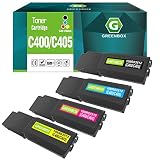 GREENBOX Remanufactured Xerox VersaLink C400 C405 Toner Cartridges Replacement for 106R03512 106R035