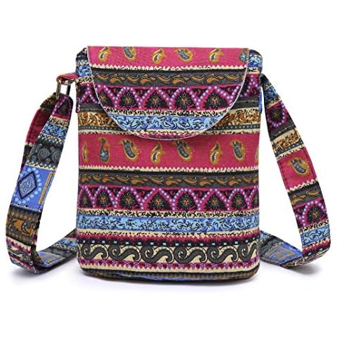 OPQRSTU Women's Retro Canvas Shoulder Bag Cover