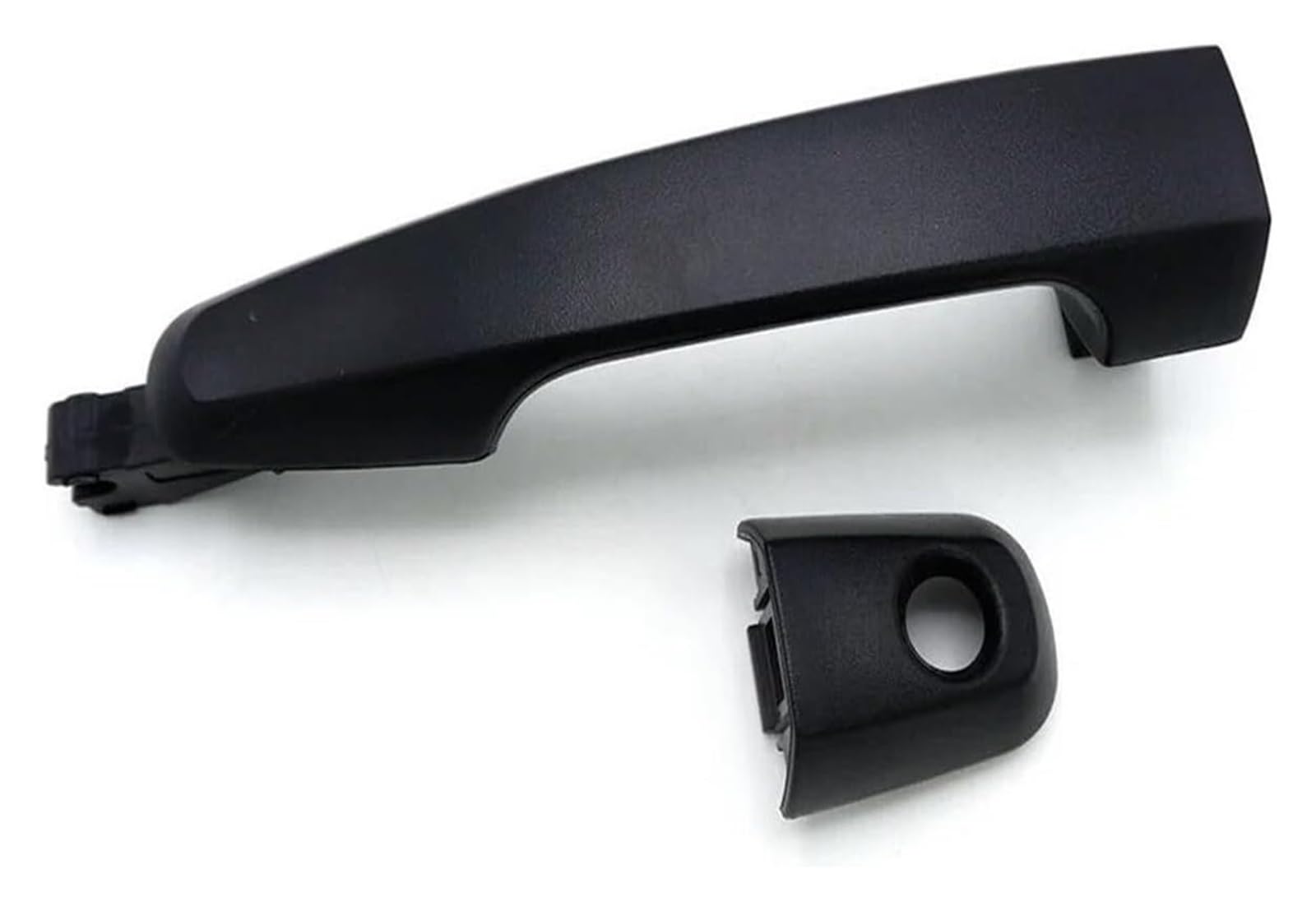 Qwqthgs Black Car Exterior Door Handle Cap For L200 For Triton 2005-2015 5716A0321 Exterior Outerside Front Car Door Handle(,Front Rh With Hole)