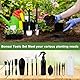 KIMIGO Gartenwerkzeug Set,Gartengeräte Set,Garten Hand Werkzeuge,Mini Gartenwerkzeug,Mini Pflanzen Werkzeug Set,Bonsai Werkzeug Set,Sukkulenten-Werkzeuge,für Umtopf Sukkulenten Innenberei Garten