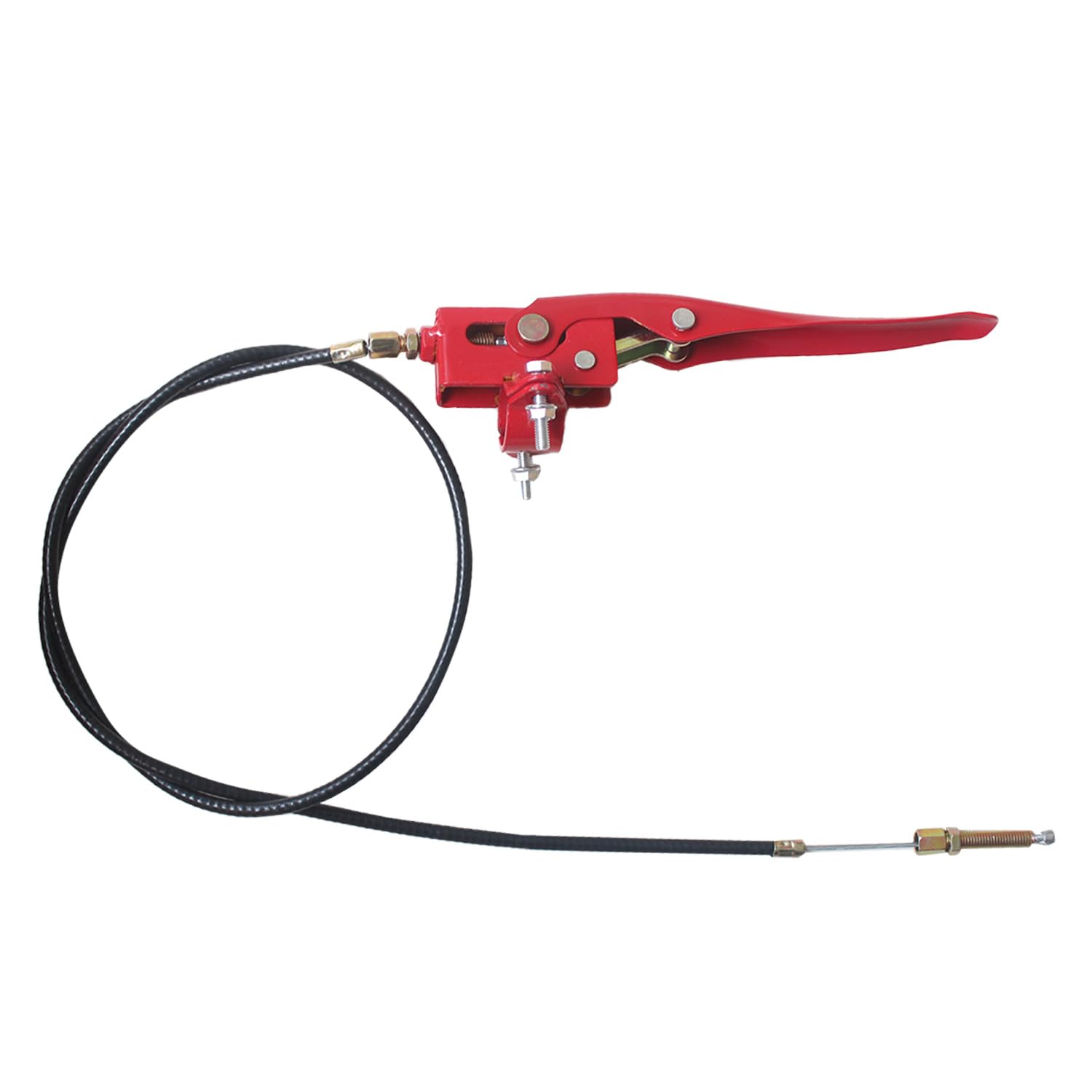 Maniglia frizione motozappa autobloccante per coltivatore rotativo motocoltivatore o motozappa maniglia di sicurezza gruppo leva frizione impugnatura del motocoltivatore (Lunghezza del cavo 1,1 m)