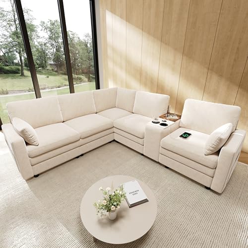 【Comfort come una nuvola】: questo divano misura 227 × 202 × 83 cm. I cuscini del sedile sono progettati con due strati: lo strato superiore in pura schiuma offre un supporto morbido e confortevole, mentre lo strato inferiore di schiuma in combinazione con il nucleo a molle insacchettate garantisce supporto e longevità ottimali. Lo schienale ergonomico e il morbido rivestimento in ciniglia si uniscono per creare un'esperienza di seduta davvero confortevole, ideale per soggiorni, camere da letto o appartamenti.