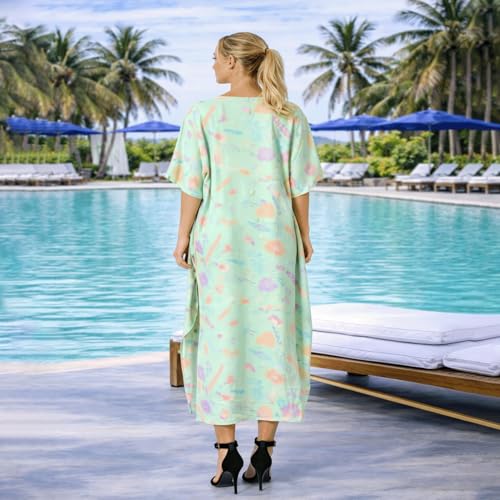 Image of Miss Lavish London Women's Kaftan- Kaftan Dress for Casual, Party, Evening, Vacation and Everyday Wear