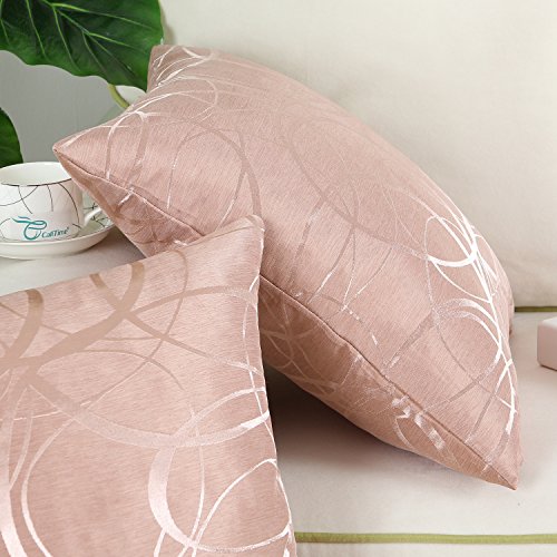image for CaliTime Pack of 2 Cushion Covers Throw Pillow Cases Shells for Couch 