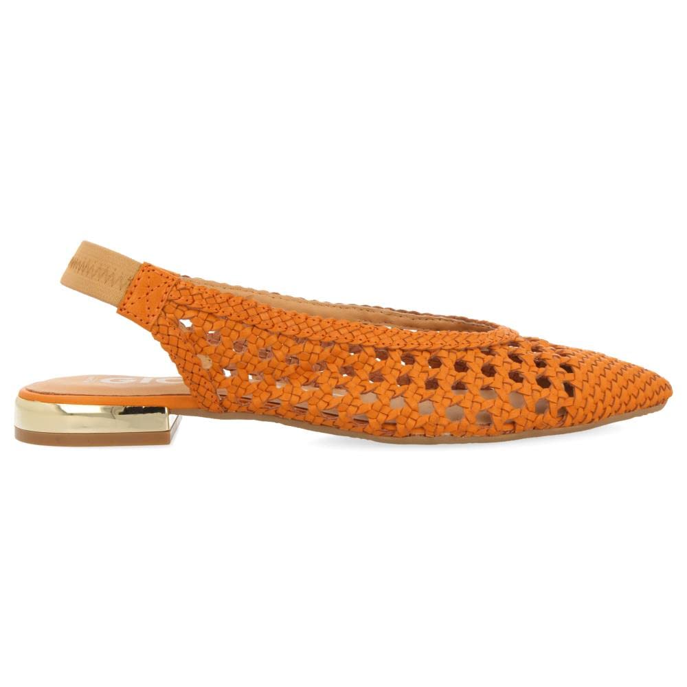 Ballerine Intrecciate in Pelle in Color Celeste da Donna ARGIRITA