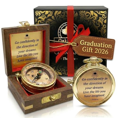 The Dream Chaser Compass - Go Confidently -2026 Unique Graduation Gifts for Him, College,...