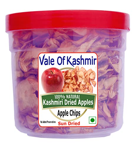 Vale Of Kashmir Dry Apple Chips, Sun Dried Apples 500 (250x2) grams In Food...