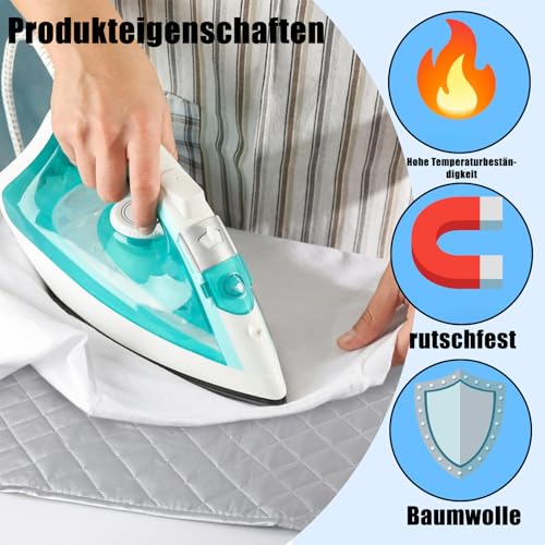 Bügelkissen Tragbares, Bügelunterlage für Tisch Bügelbrett Klein (55 x 60 cm)