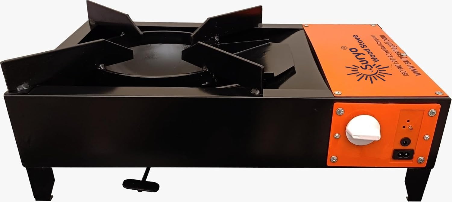 Metal With Smokeless & Charging Facility!! Light Weight Portable & Convenient Design | Using Free In Indoor & Outdoor | Using Woods