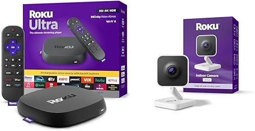 Miniatura 10 de Roku Ultra - Reproductor de transmisión definitivo - Dispositivo de transmisión 4K para TV con HDR10+, Dolby Vision y Atmos - Bluetooth y Wi-Fi 6 -