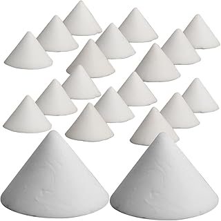 OATIPHO Suporte De Cone Para Unhas De Cerâmica 20 Peças Acessórios Para Unhas Suprimentos Para Unhas Suporte Para Cerâmica De Unhas Suporte Para Queima De Cerâmica Forno De Cerâmica