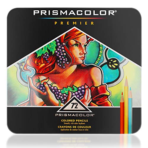 Premier Colored Pencils, Soft Core, 72 Pack