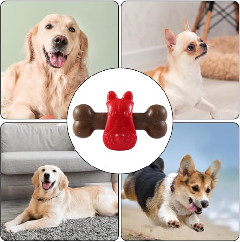 Image of PremiumAV Puppy Squeaky Chew Toy for Small Dogs - Durable Interactive Fetch & Chewing Toy, Soft Teething Toy for Puppies, Fun Training & Play