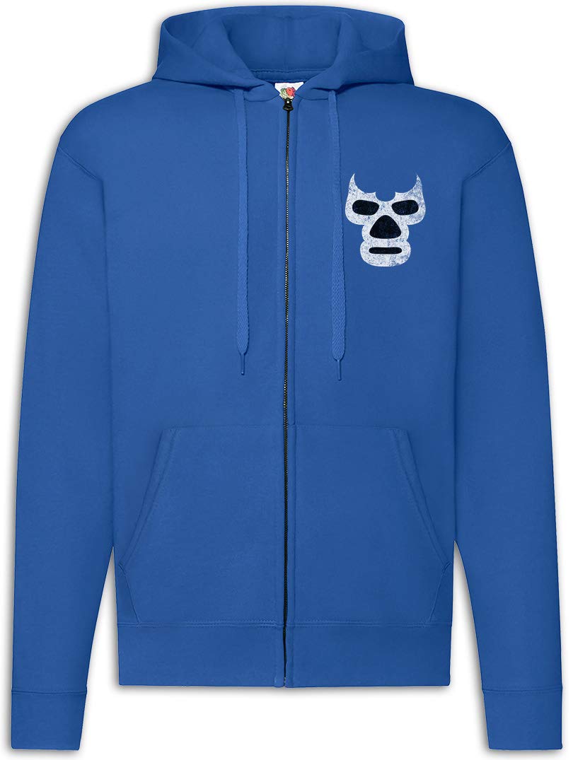 Luchador Blue Demon Zip Hoodie pour homme Urban Backwoods veste à capuche veste de sport confortable - 3