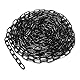 BOYIFEIJIE 10m Stahlkette aus Kohlenstoffstahl, Stahlkette 3mm Starke, Kette Schwarz, Gliederkette Meterware, Für Hängezäune, Hundeführungsketten, Schaukelketten, Wäschetrockenketten