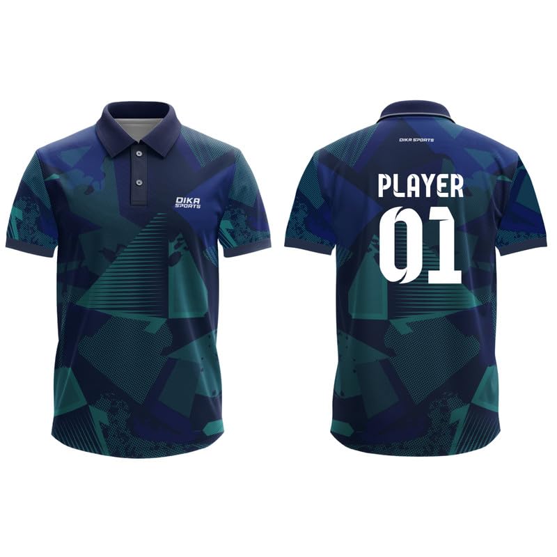 Men's Custom Personalised Number and Number Tshirt Cricket Sports Jersey| 2 Year to 5XL