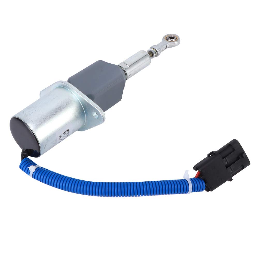 Válvula solenoide de apagado 6.3Ct8.3L/Sa 4355 24 Accesorios CC Corriente continua 24 V Adecuado para motores de apagado duraderos Accesorios Maquinaria de construcción de plástico de acero inoxidable