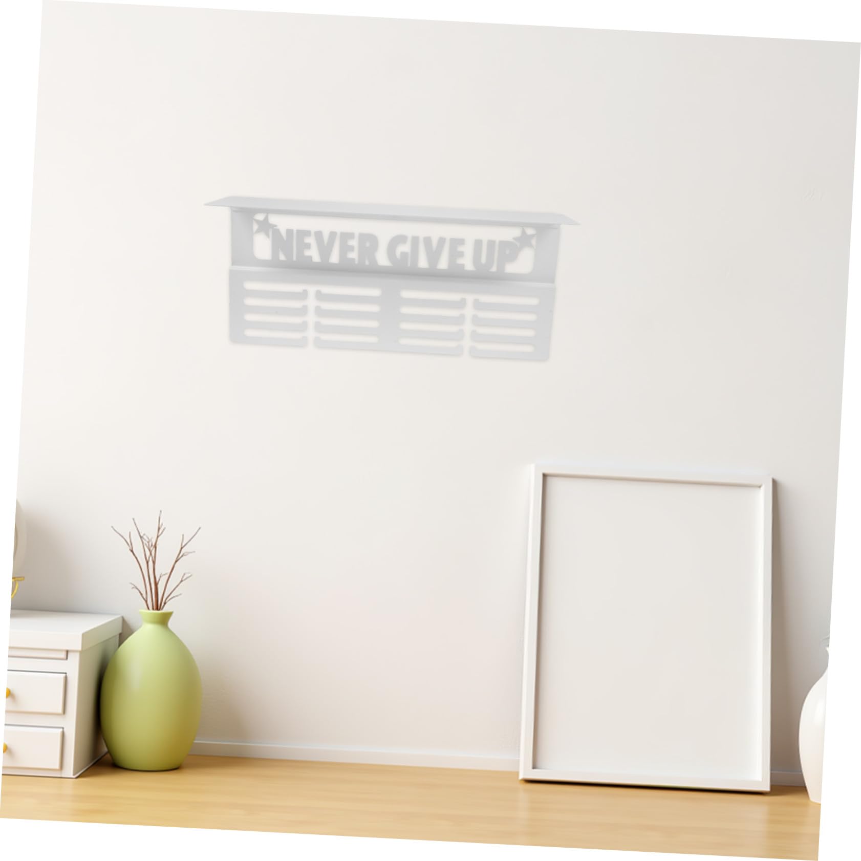 Sosoport Soporte Colgador Medallas Metálico Resistente para Pared Estante Moderno y Elegante para Exhibición de y Premios Deportivos para Corredores y Atletas