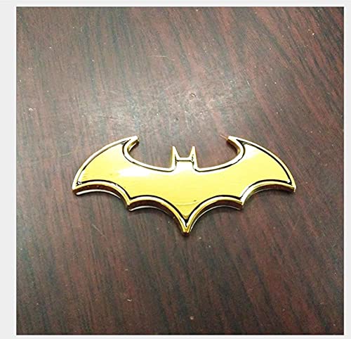 NATINR Autocollant De Voiture Motif Autocollants Batmobile Métal 3D en Trois Dimensions Batman Métal Modifié Queue Standard Chauve-Souris Auvent Logo De Voiture