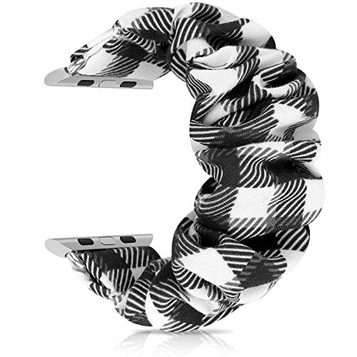Image of Greatfine Scrunchie Band Compatible with Apple Watch Bands 38mm 40mm 41mm 42mm 44mm 45mm 46mm 49mm Women, Elastic Scrunchie Watch Strap for iWatch Watch Series 11 10 9 8 7 6 5 4 3 2 1 SE 3 2 Ultra 3 2