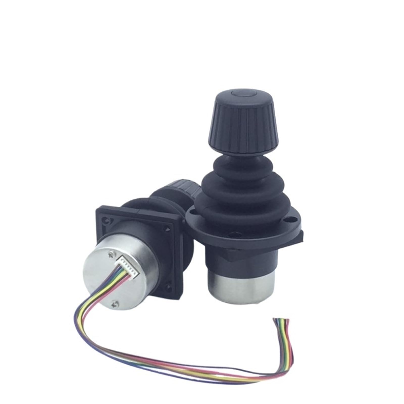 SMC30A1 Joystick de Hall Industriel ti de Commande Industrielle à Bascule Industrielle, tête de poignée à Bascule Industrielle à Trois s + Presse,Contrôle Précis(DC5V Output 1-4V)
