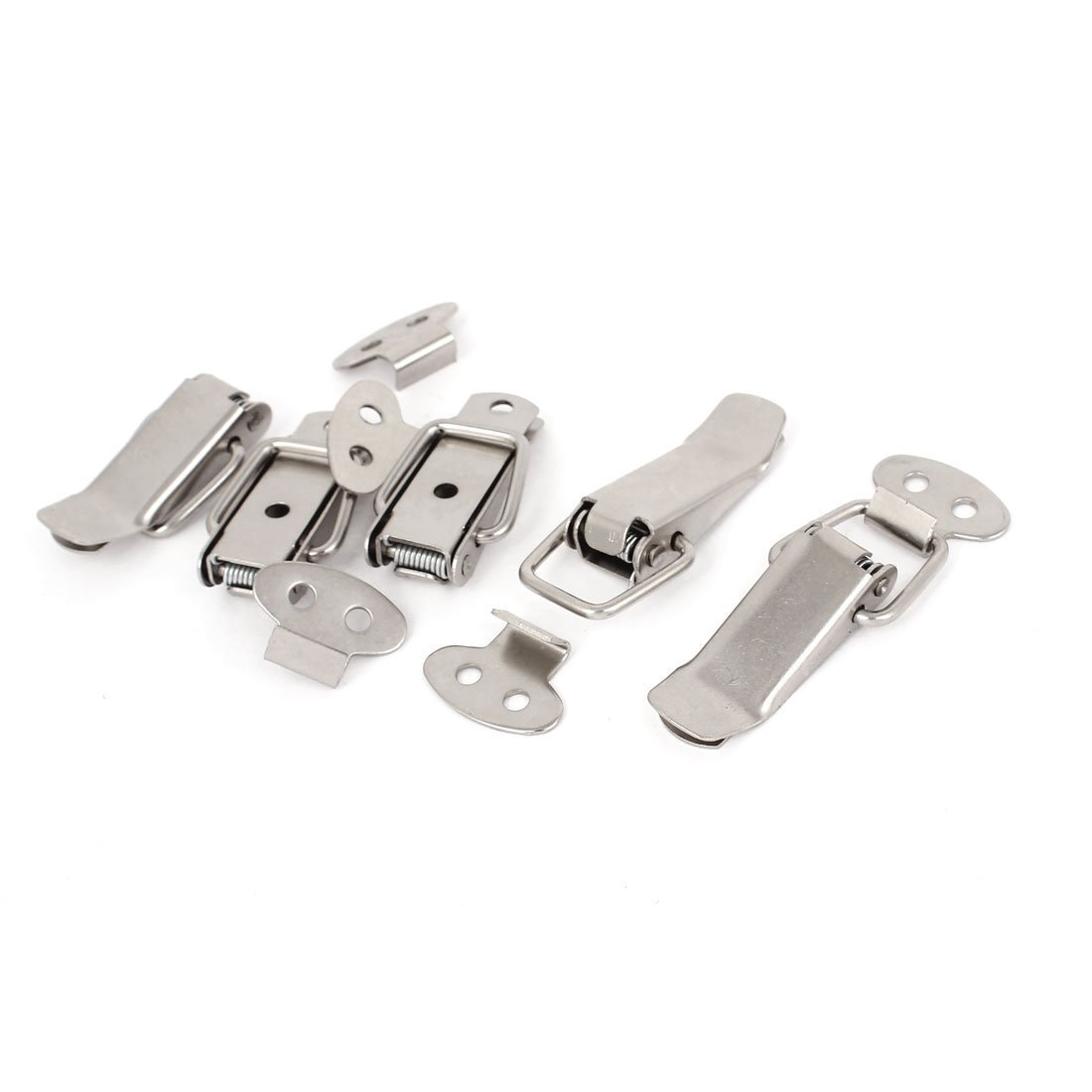 Ubersweet® Imported Spring Loaded Latch Case Box Chest Trunk Catch Clamps 5 Set-image-44