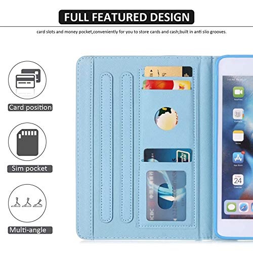 Étui pour iPad Mini 1-5, coque protection portefeuille avec support intelligent - 6