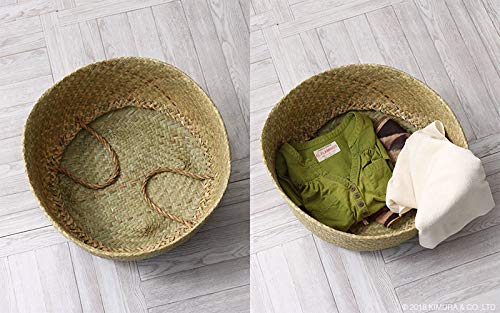 8個　アジアン雑貨 収納バスケット かご 2WAY シーグラス Lサイズ Amazon.co.jp: アジアン雑貨 収納バスケット かご 2WAY シーグラス L