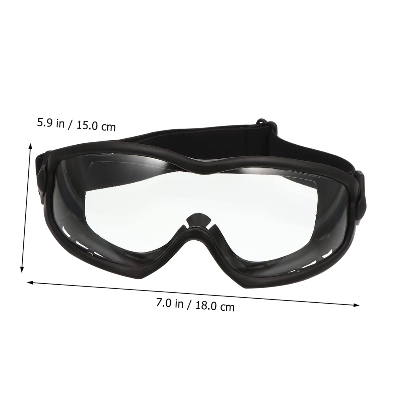 Vaguelly Occhiali Protettivi per Uso Outdoor Protezione Occhi da Vento e Spruzzi Antinfortunistica Resistenti Agli Urti, Materiale Tpe Pc per Ciclismo e Motociclismo