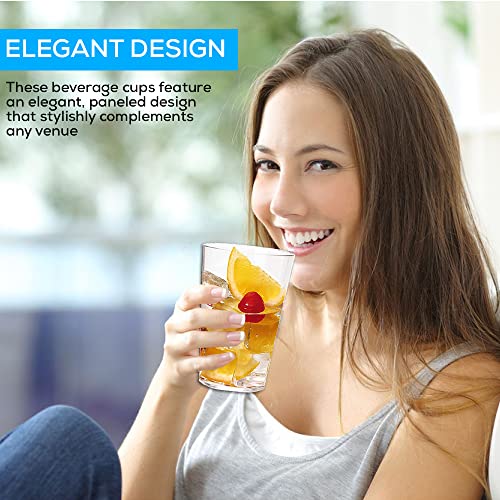 Wonkyware 12Oz Tritan Plastic Tumbler Cups Set Of 6, Bpa-Free Unbreakable Premium Drinking Glasses, Shatterproof Reusable Plastic Glasses Dishwasher Safe Bpa Free For Kitchen,Commercial Use #TOP6