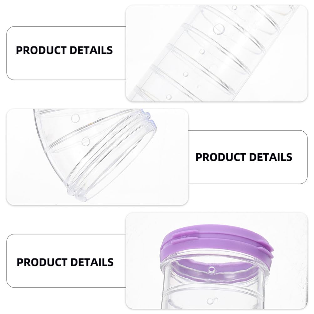Toddmomy 16 Tubos para Jaula De Hámster Juego De Túneles De Bricolaje Transparente 5.90X2.36X2.36In Conectores Resistentes para Actividades De Hámster Interior Y Exterior