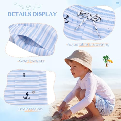 Image of American Trends Boys Swim Trunks Toddler Swim Shorts Bathing Suit Kids Swimsuit Youth Swimwear