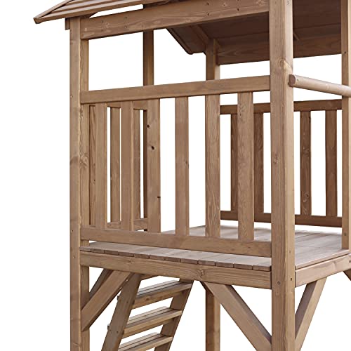 AXI Beach Tower parco giochi in legno in marrone |...