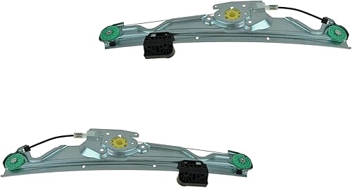 Miniatura 68 de TRQ Juego de elevalunas eléctrico trasero compatible con Volkswagen Golf 1999-2006 Jetta VW1550102 VW1551102 1999-2005