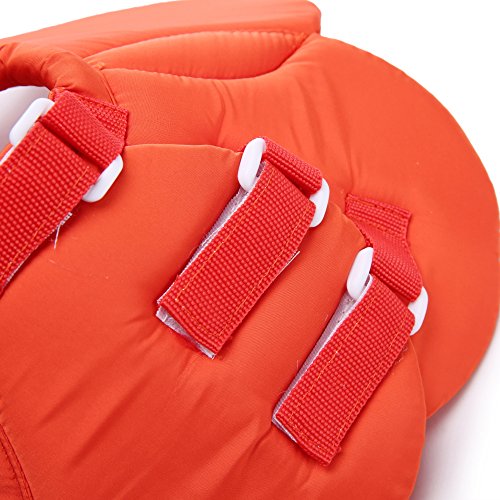 Image of Dog Cone E-Collar Flower Soft Elizabethan Waterproof Grooming Recovery Protective Adjustable Collar for Puppy Small Medium Dogs (S Neck:9-11in, Orange)