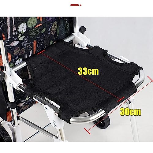 QZQJUILU Einkaufstrolley Einkaufswagen, Tragbarer Treppensteigerwagen, Faltbarer Einkaufswagen, Abnehmbarer Einkaufstasche Mit Rädern, Treppensteiger-Einkaufswagen – Bild 8