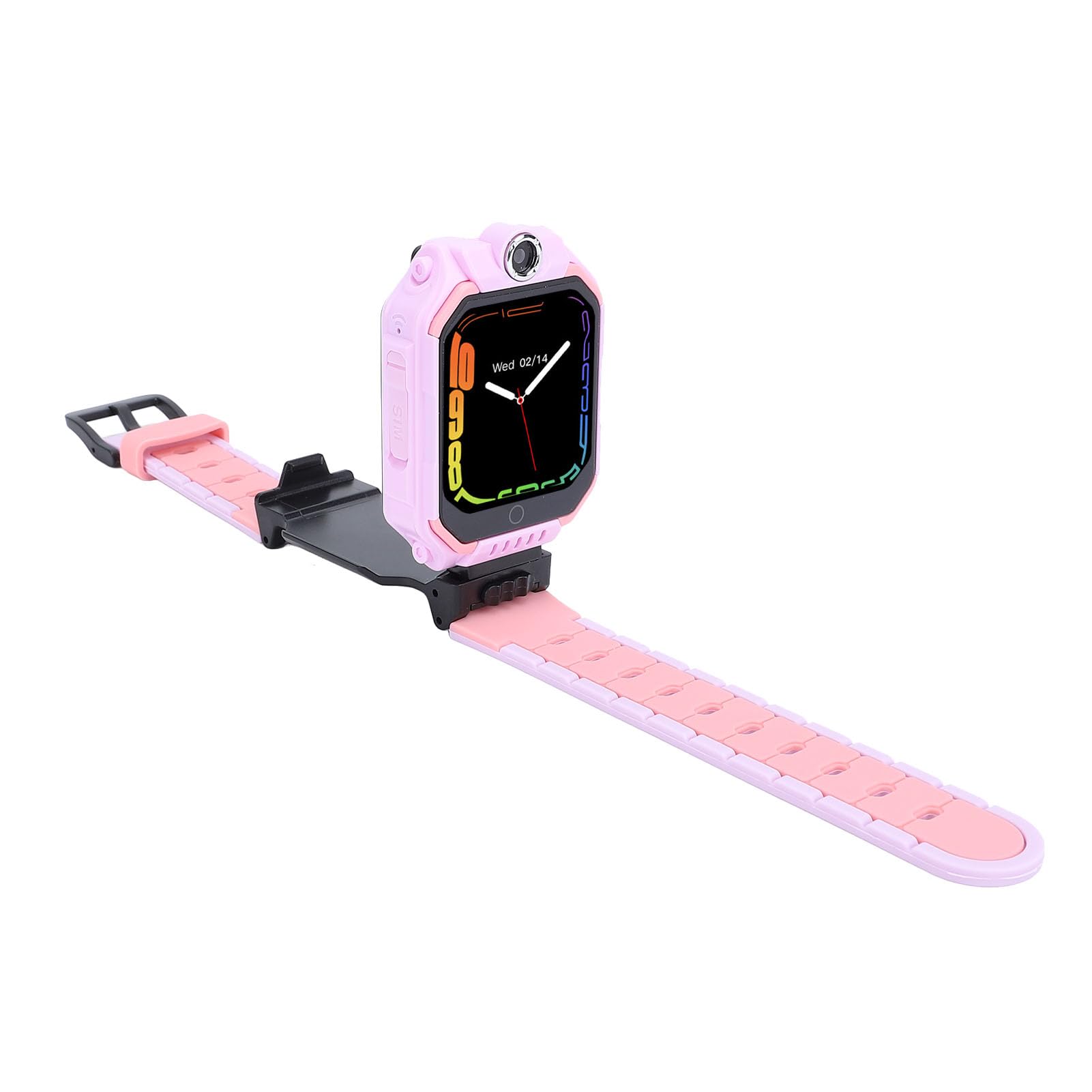 PUSOKEI Smart Watch per Bambini, Orologio Digitale con Schermo HD, Orologio Telefonico con Chiamate, SMS, Fotocamera, modalità Scuola, Funzione SOS, Posizione, Sveglia, Impermeabile IP68
