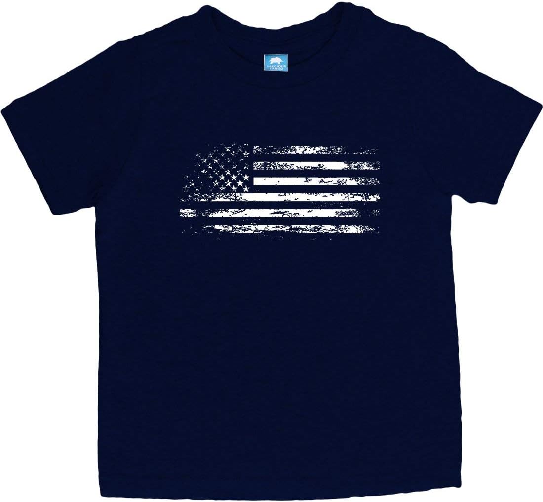 USAMM Distressed American Flag Toddler T-Shirt